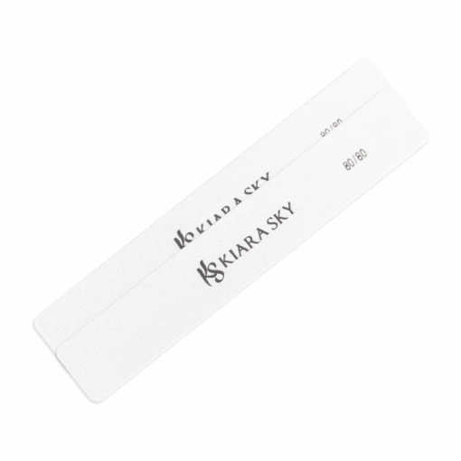 KS RECTANGLE NAIL FILE 80/80 (2 PIECES)
